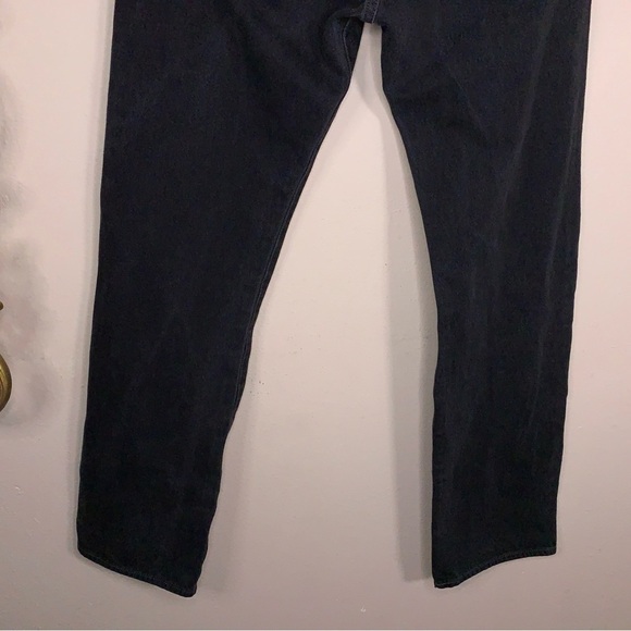 33x31 Levis 501 Black Jeans Black Cotton Pants Rockabilly Punk Goth - Picture 10 of 14